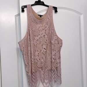 Express Lace Tank top size L
